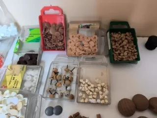 Lote tapones tornillos y accesorios montaje