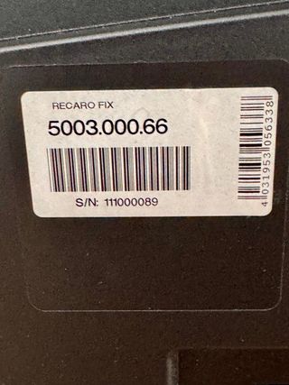 Silla coche grupo 0/0+ Recaro Privia + Isofix