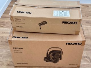 Silla coche grupo 0/0+ Recaro Privia + Isofix