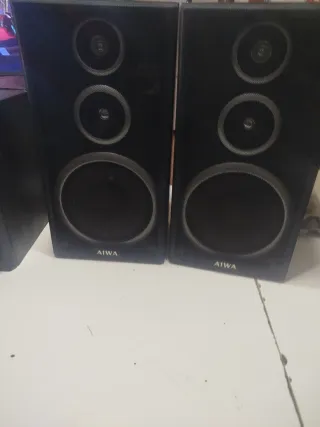 Altavoces AIWA Negros