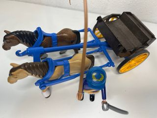 Playmobil Soldado Norte Carro Caballos