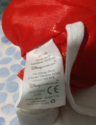 Peluche Mickey Mouse Bianco Disney Store