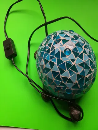 Lámpara Tiffany Tortuga Mosaico Cristal