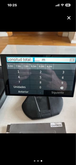 GPS Garmin Camper 780 Pantalla 7