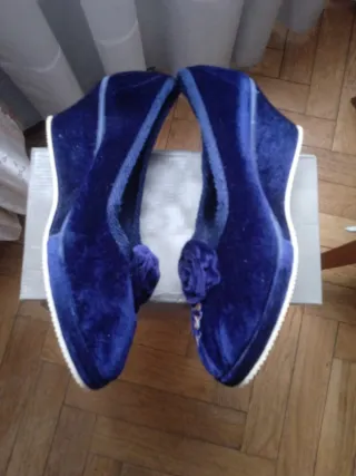 Zapatillas de casa azul n°39 sin estrenar