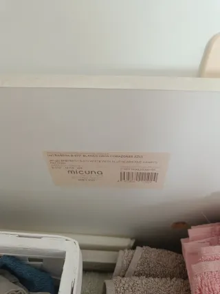 Cómoda cambiador Micuna blanca