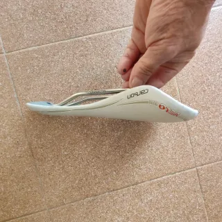 Sillín Velo Blanco Bicicleta