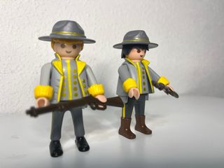Playmobil Soldados del Sur x2b