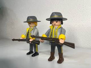 Playmobil Soldados del Sur x2b