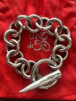 Bracciale a maglie in argento Uno de 50