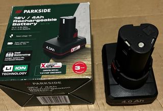 Batería Parkside 12V 4Ah Li-Ion      .