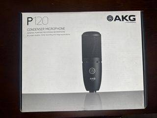 AKG P120 Micrófono Condensador + Cable XLR y antip