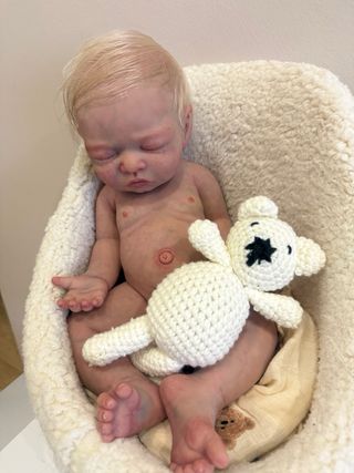 Muñeco Reborn Silicona Platino