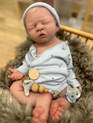 Muñeco Reborn Silicona Platino