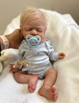 Muñeco Reborn Silicona Platino