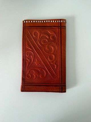 Billetera de piel marroquí vintage