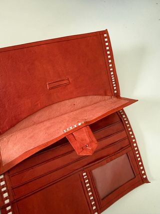 Billetera de piel marroquí vintage