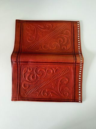 Billetera de piel marroquí vintage