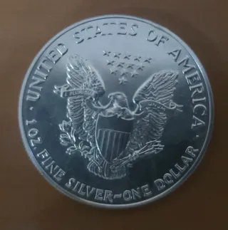 Onza Americana Eagle 1990 Plata