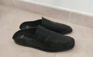 Mules Lottusse Piel Cocodrilo Talla 39