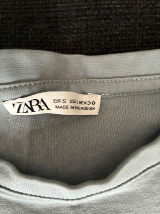 Camiseta Zara azul