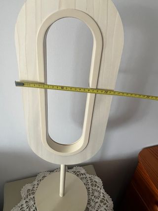 Lámpara de pie moderna PVC y madera