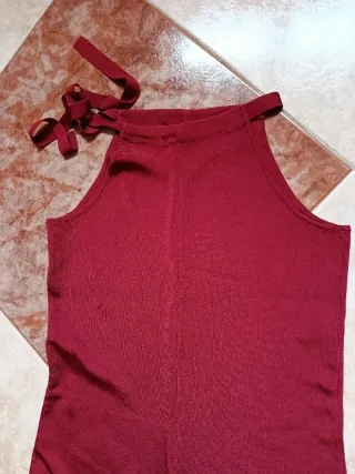 Mono largo verano burdeos