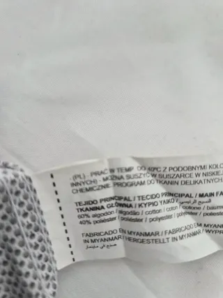 Camisa Sfera Estampado Geométrico Gris Talla S