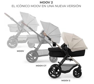 Kinderkraft MOOV2 Carrito Bebé 3 en 1