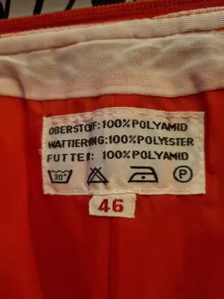 Pantaloni da sci rossi