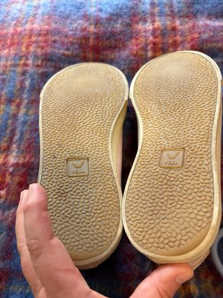 Zapatillas Veja Vintage Rosa y Beige