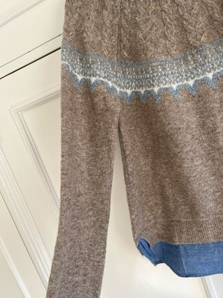 Jersey punto combinado