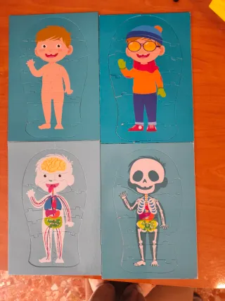 Puzzle El Cuerpo Humano Clementoni 4-6 años