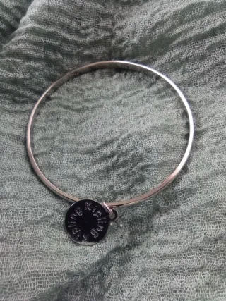 Pulsera rígida Kipling plateada