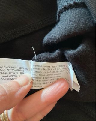 Sudadera Zara Negra Media Cremallera