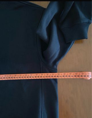 Sudadera Zara Negra Media Cremallera