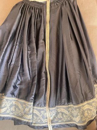 Traje de Fallera Blanco y Azul