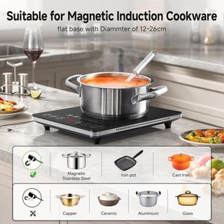 Placa Inducción 2000W SIN ABRIR