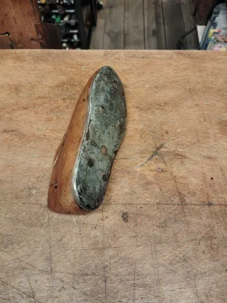 Horma de zapato antigua de madera