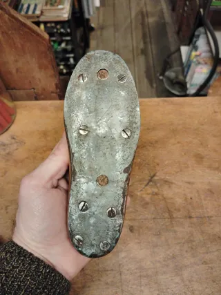 Horma de zapato antigua de madera