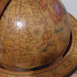 Mappamondo porta liquori vintage