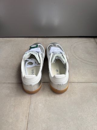 Adidas Samba Plateadas T38