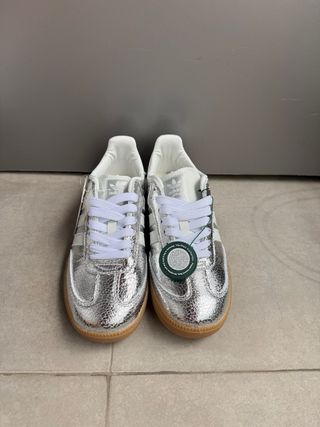 Adidas Samba Plateadas T38