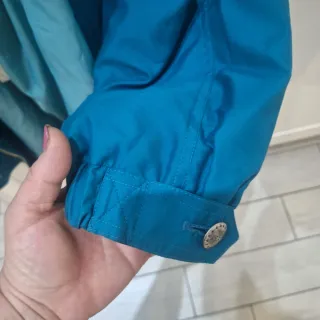 Giacca a Vento Vintage Verde Petrolio