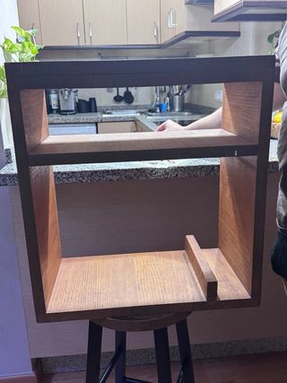 Mesa auxiliar madera cerezo