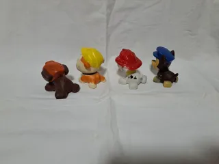 4 Figuras Patrulla Canina Baño