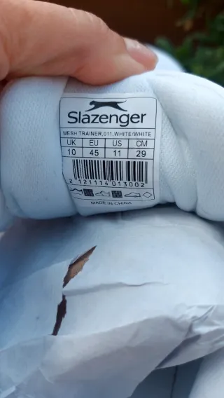 Zapatillas Slazenger Talla 44 Blancas