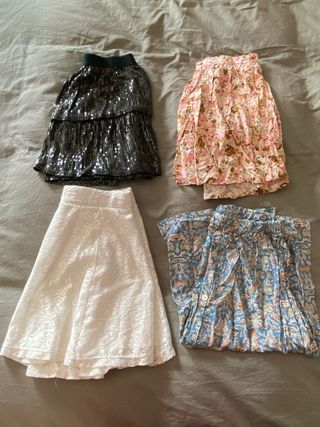 Lote 4 faldas Stradivarius T.XS impecables