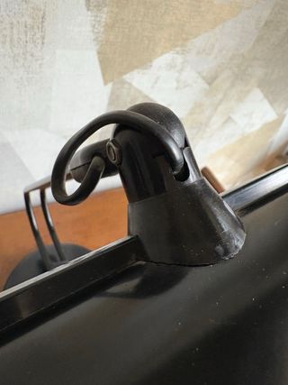 Lampada da tavolo vintage nera