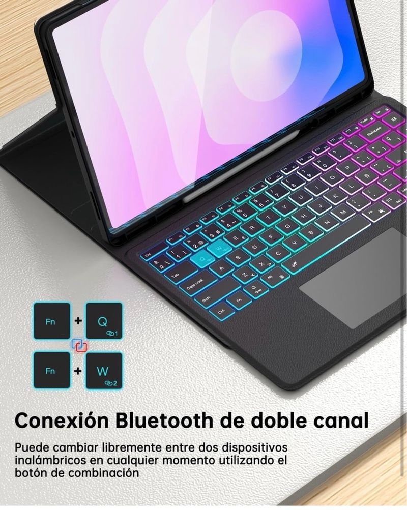 Funda Teclado Retroiluminado  para Tablet 14.6“. afbeelding 2